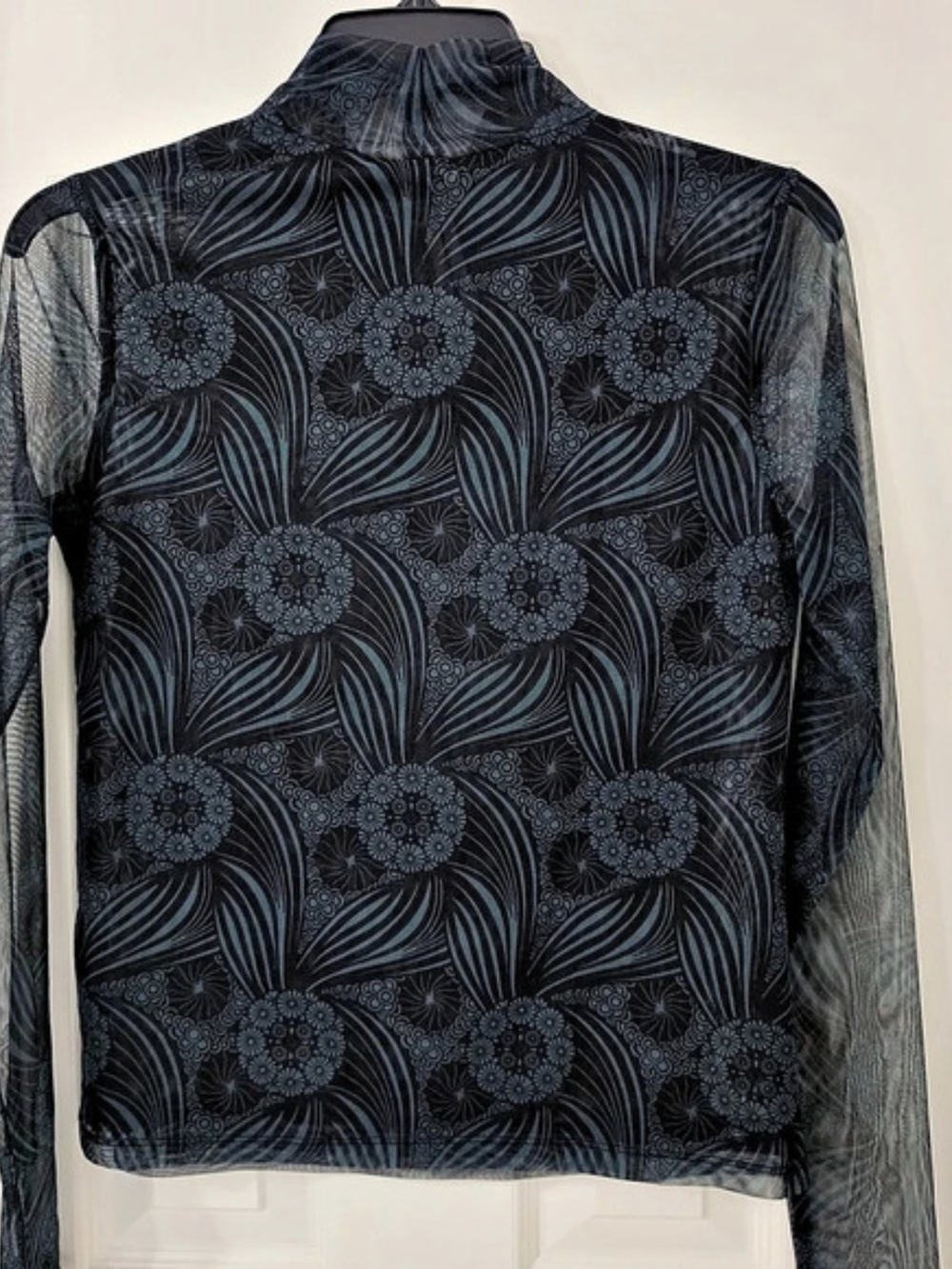 Anthropologie Mesh Long Sleeve Top XS - Picture 2 of 3